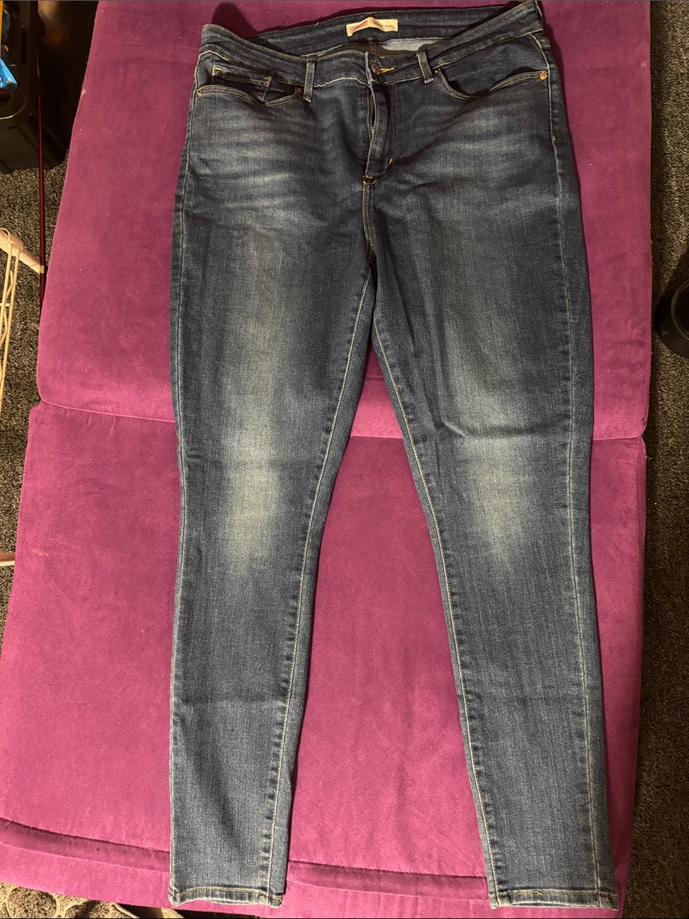 Signature by Levi Strauss Women's Skinny Jeans - Dark Blue Wash